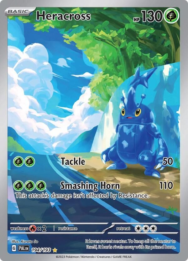 Heracross 194/193 Holofoil SV02: Paldea Evolved Heracross 194/193 Holofoil SV02: Paldea Evolved