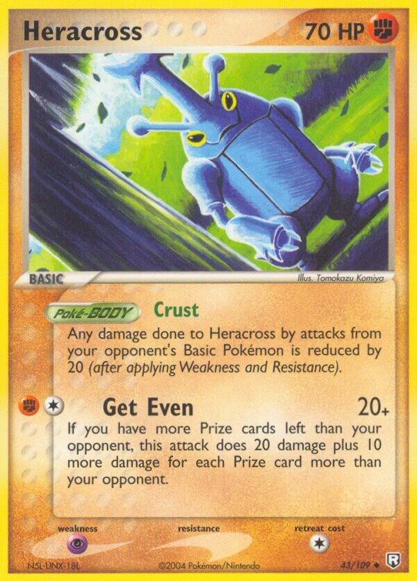 Heracross 43/109 Reverse Holofoil Team Rocket Returns