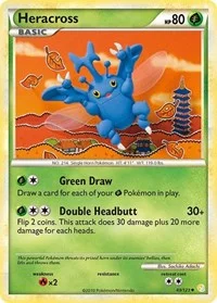 Heracross | 43/123 | Reverse Holofoil | HeartGold SoulSilver