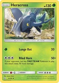 Heracross | 9/236 | Normal | SM - Cosmic Eclipse