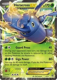 Heracross EX | 4/111 | Holofoil | XY - Furious Fists