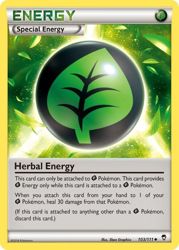 Herbal Energy 103/111 Normal XY – Furious Fists Herbal Energy 103/111 Normal XY – Furious Fists