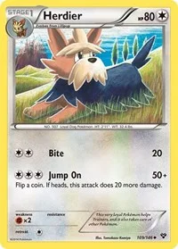 Herdier | 109/146 | Reverse Holofoil | XY Base Set