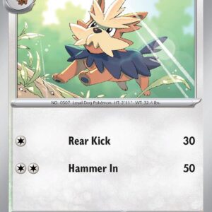 Herdier 171/197 Reverse Holofoil SV03: Obsidian Flames