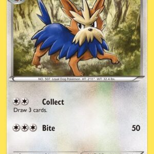 Herdier 82/114 Reverse Holofoil Black and White