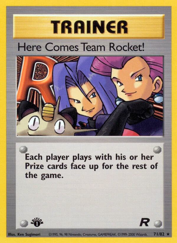 Here Comes Team Rocket! (71) 71/82 1st Edition Team Rocket