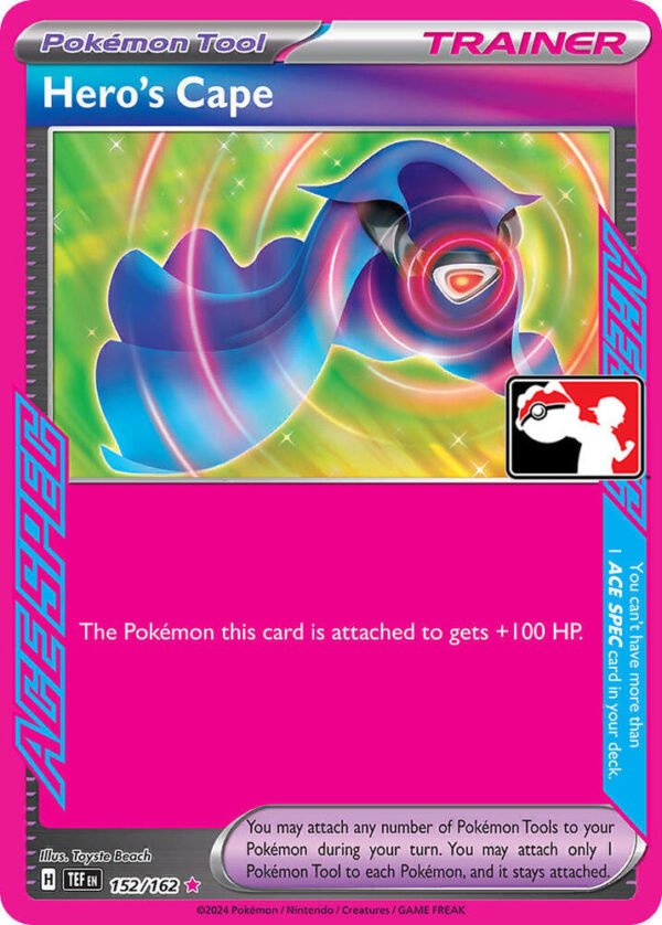 Hero’s Cape 152/162 Holofoil Prize Pack Series Cards Hero’s Cape 152/162 Holofoil Prize Pack Series Cards