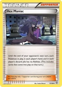 Hex Maniac | 75/98 | Reverse Holofoil | XY - Ancient Origins