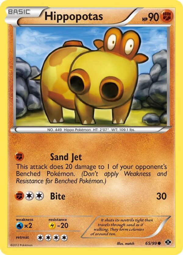 Hippopotas 65/99 Reverse Holofoil Next Destinies