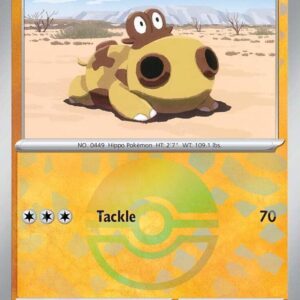 Hippopotas (Poke Ball Pattern) 052/131 Holofoil SV: Prismatic Evolutions Hippopotas (Poke Ball Pattern) 052/131 Holofoil SV: Prismatic Evolutions