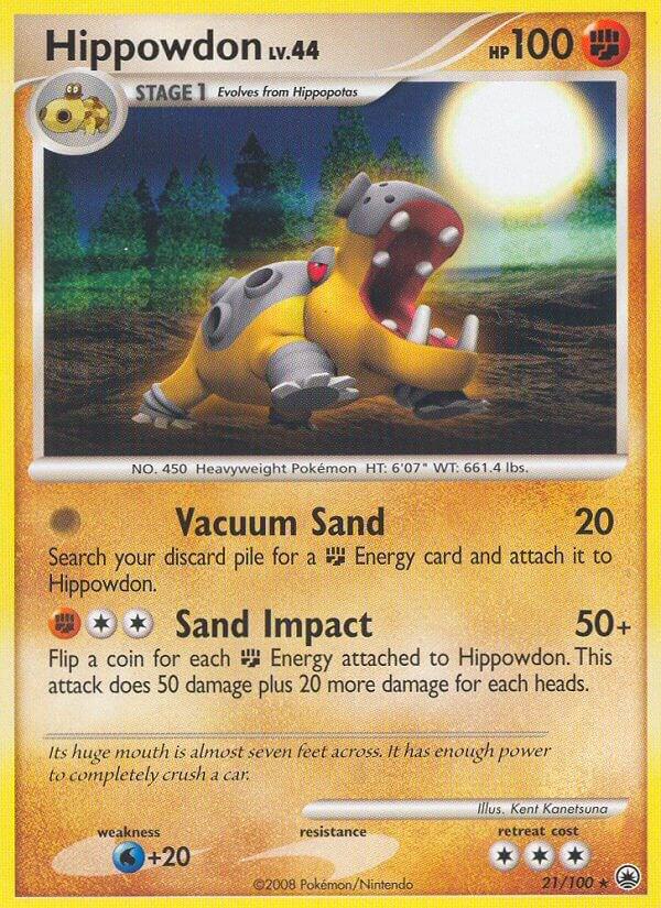 Hippowdon 21/100 Reverse Holofoil Majestic Dawn