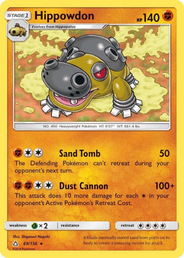 Hippowdon 69/156 Normal SM – Ultra Prism Hippowdon 69/156 Normal SM – Ultra Prism