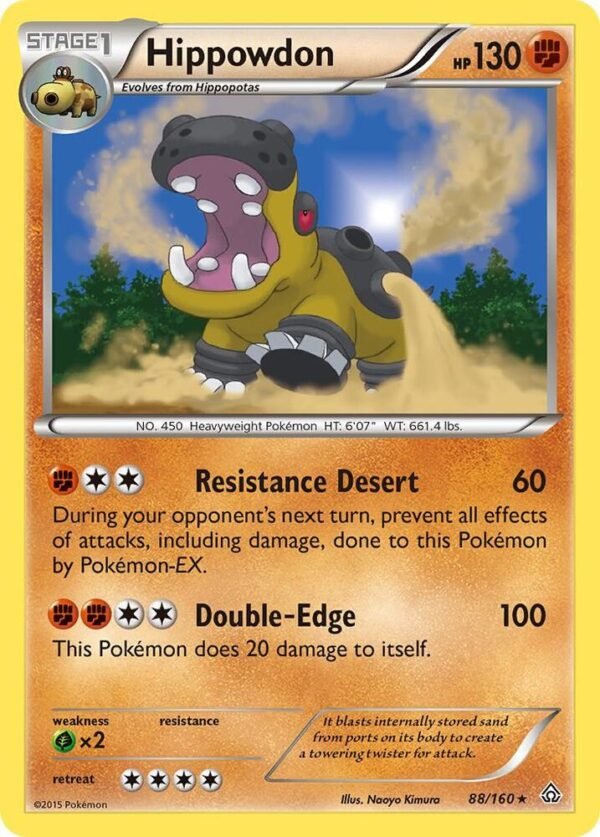 Hippowdon 88/160 Holofoil XY – Primal Clash Hippowdon 88/160 Holofoil XY – Primal Clash