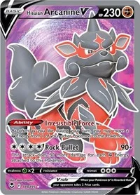 Hisuian Arcanine V (Full Art) | 179/195 | Holofoil | SWSH12: Silver Tempest