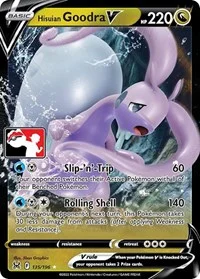 Hisuian Goodra V | 135/196 | Holofoil | Prize Pack Series Cards