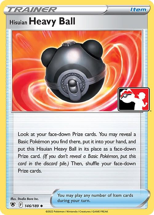 Hisuian Heavy Ball 146/189 Holofoil Prize Pack Series Cards