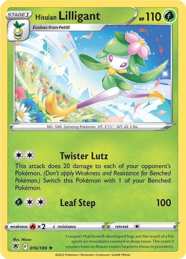 Hisuian Lilligant 016/189 Reverse Holofoil SWSH10: Astral Radiance