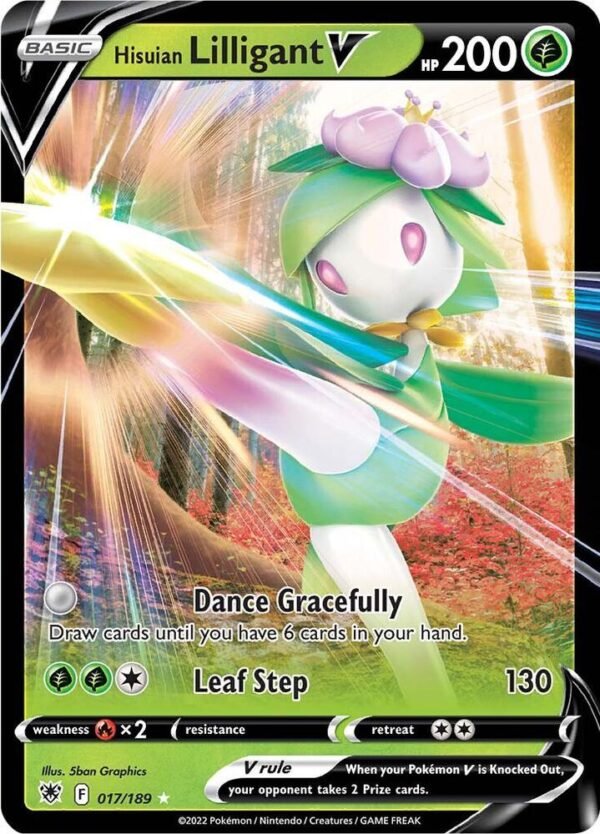 Hisuian Lilligant V 017/189 Holofoil SWSH10: Astral Radiance