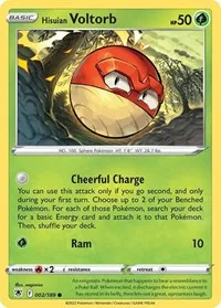 Hisuian Voltorb | 002/189 (Cosmos Holo) | Holofoil | Deck Exclusives