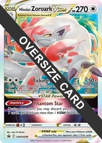 Hisuian Zoroark VSTAR | SWSH298 | Holofoil | Jumbo Cards