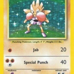 Hitmonchan 007/102 Holofoil Base Set Hitmonchan 007/102 Holofoil Base Set