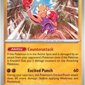 Hitmonchan 107/165 Normal SV: Scarlet & Violet 151 Hitmonchan 107/165 Normal SV: Scarlet & Violet 151