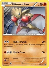 Hitmonchan | 48/111 | Reverse Holofoil | XY - Furious Fists