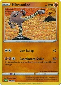 Hitmonlee | 011/034 | Holofoil | Trading Card Game Classic