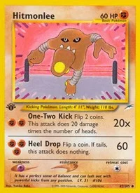 Hitmonlee | 042/105 | 1st Edition | Neo Destiny