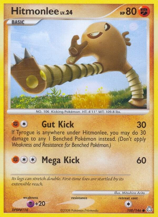 Hitmonlee 100/146 Reverse Holofoil Legends Awakened