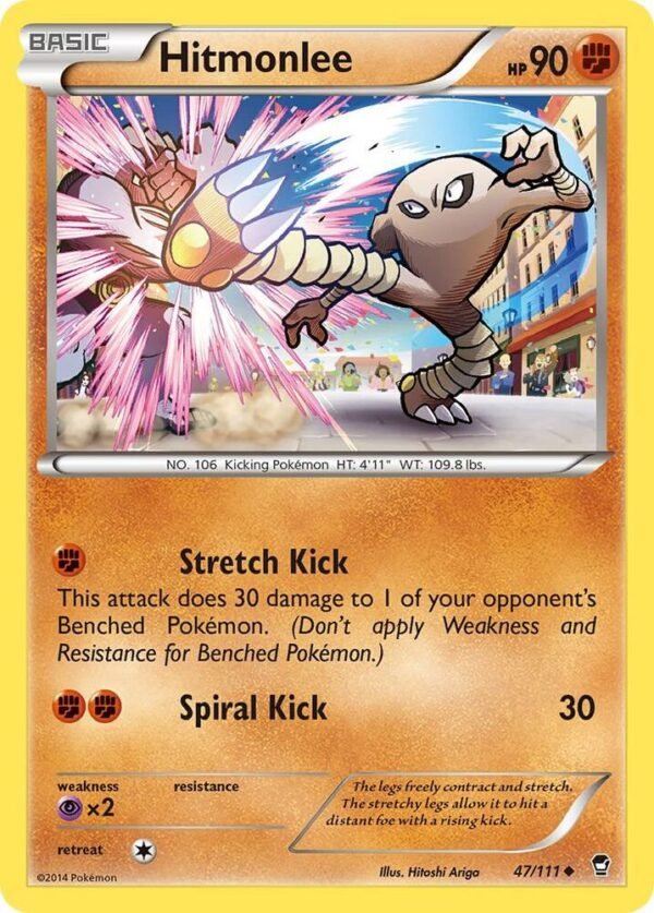 Hitmonlee 47/111 Normal XY – Furious Fists