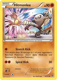 Hitmonlee | 47/111 | Reverse Holofoil | XY - Furious Fists