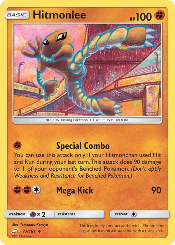 Hitmonlee 73/181 Normal SM – Team Up