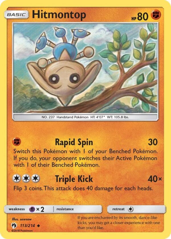 Hitmontop 113/214 Normal SM – Lost Thunder Hitmontop 113/214 Normal SM – Lost Thunder