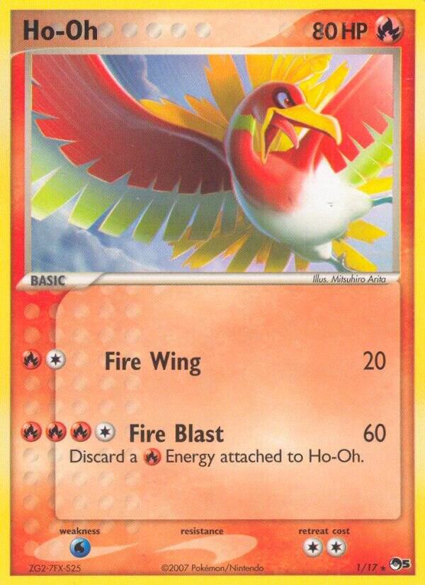Ho-Oh 001/017 Holofoil POP Series 5