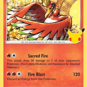 Ho-Oh 001/025 Holofoil Celebrations