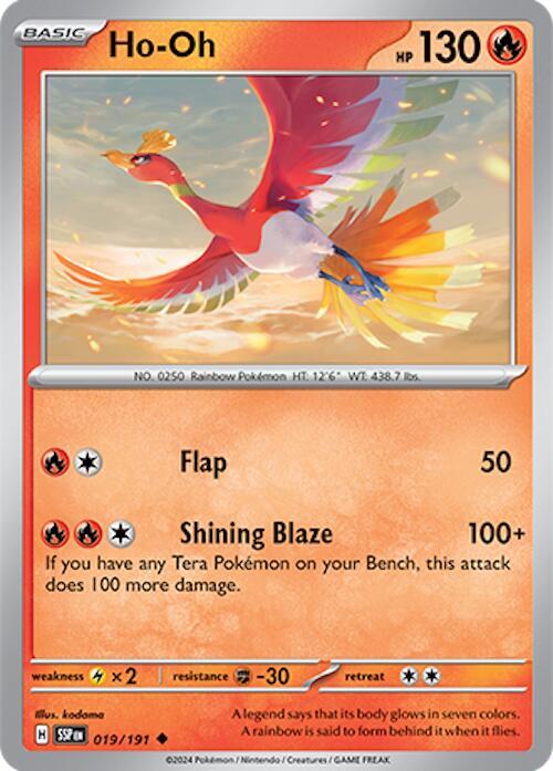 Ho-Oh 019/191 Normal SV08: Surging Sparks