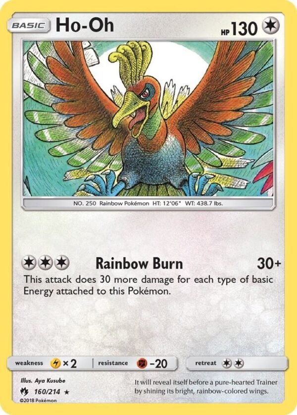 Ho-Oh 160/214 Reverse Holofoil SM – Lost Thunder
