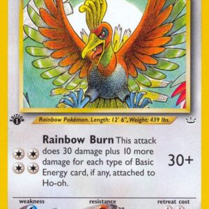 Ho-oh (18) 18/64 1st Edition Neo Revelation
