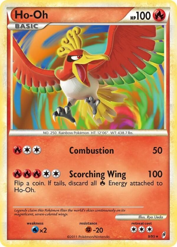 Ho-Oh 9/95 Reverse Holofoil Call of Legends Ho-Oh 9/95 Reverse Holofoil Call of Legends