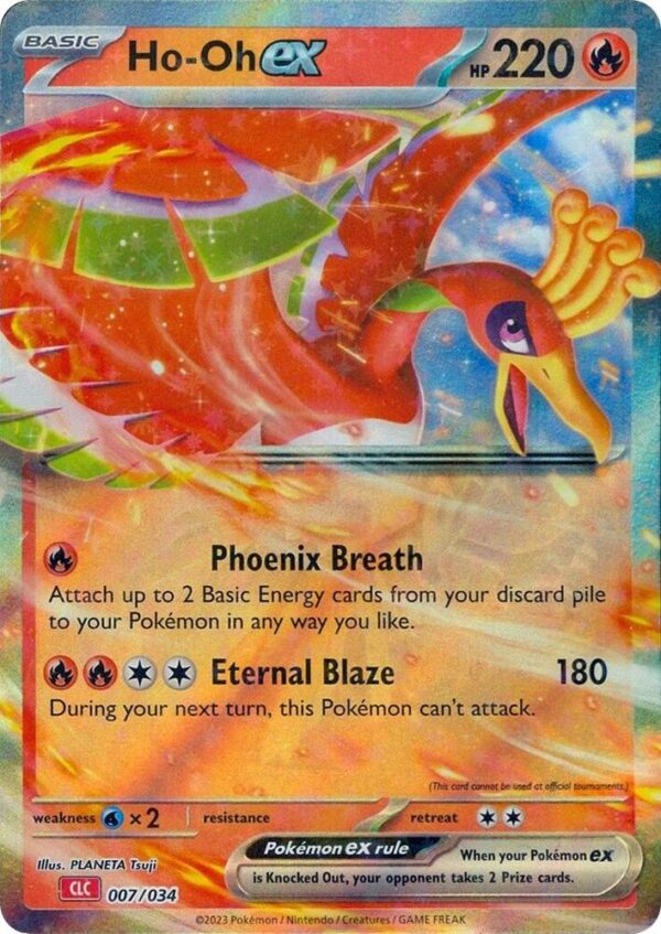 Ho-oh ex 007/034 Holofoil Trading Card Game Classic