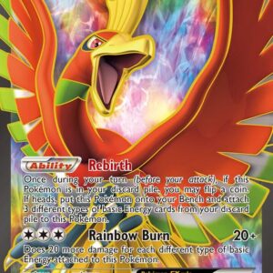 Ho-Oh Ex (119 Full Art) 119/124 Holofoil Dragons Exalted
