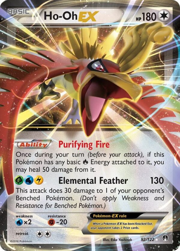Ho-Oh EX 92/122 Holofoil XY – BREAKpoint Ho-Oh EX 92/122 Holofoil XY – BREAKpoint