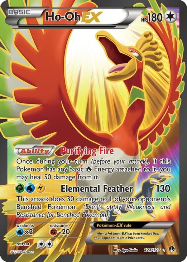 Ho-Oh EX (Full Art) 121/122 Holofoil XY – BREAKpoint