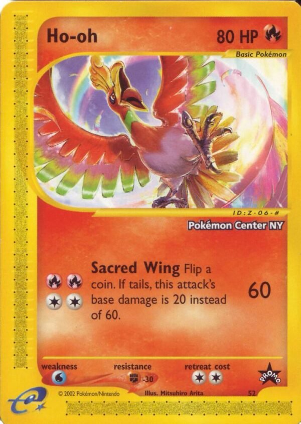 Ho-oh [Pokemon Center NY] 52/53 Normal WoTC Promo