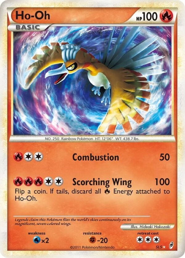 Ho-Oh (Shiny) SL5 Holofoil Call of Legends Ho-Oh (Shiny) SL5 Holofoil Call of Legends