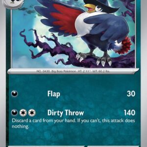 Honchkrow 132/193 Reverse Holofoil SV02: Paldea Evolved