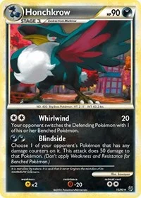 Honchkrow (15) | 15/90 | Reverse Holofoil | Undaunted