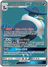 Honchkrow GX (Full Art) | 202/214 | Holofoil | SM - Unbroken Bonds