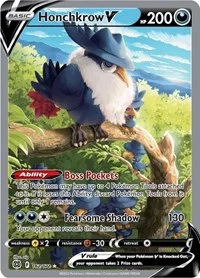 Honchkrow V (Alternate Full Art) | 162/172 | Holofoil | SWSH09: Brilliant Stars